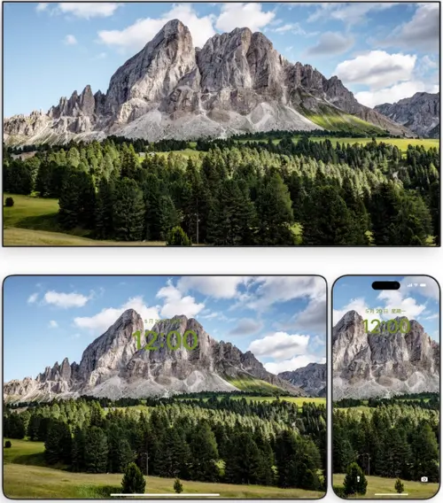 意大利多洛米蒂峰下的绿野松涛(电脑手机平板ipad壁纸)4K壁纸