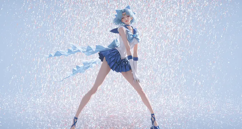美少女战士水星4K超高清美图壁纸【19张】