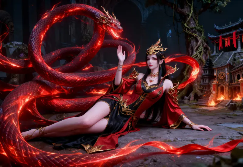 36张火红《斗破苍穹》美杜莎4K壁纸美图