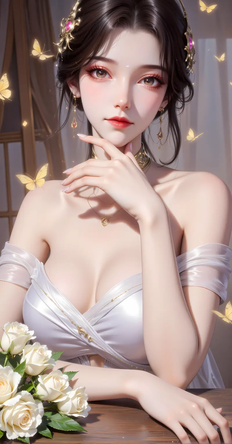 《神印王座》月夜白色礼服6K美图合集