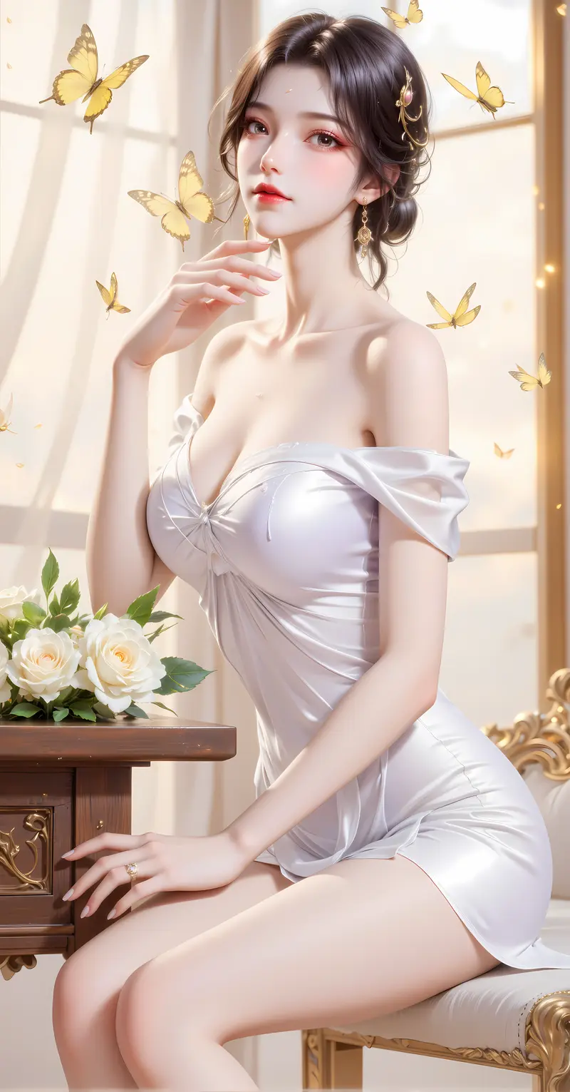 《神印王座》月夜白色礼服6K美图合集