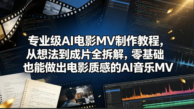专业级AI电影MV制作教程，从想法到成片全拆解 第1张
