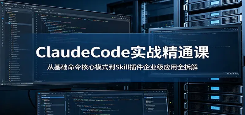 ClaudeCode实战精通课：从基础命令核心模式到Skill插件企业级应用全拆解 第1张