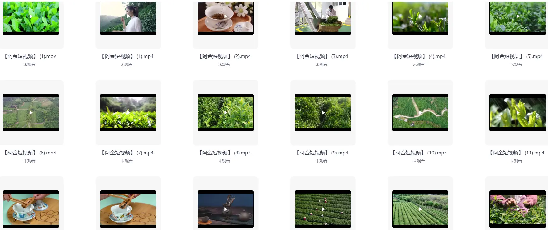茶叶茶业短视频素材【4K-1080P】【43.3G】 第4张 茶叶茶业短视频素材【4K-1080P】【43.3G】 第4张