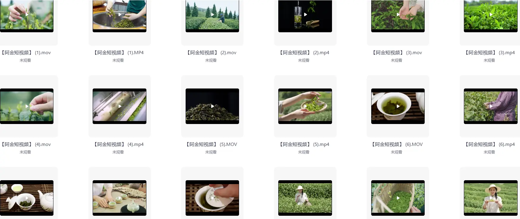 茶叶茶业短视频素材【4K-1080P】【43.3G】 第2张 茶叶茶业短视频素材【4K-1080P】【43.3G】 第2张