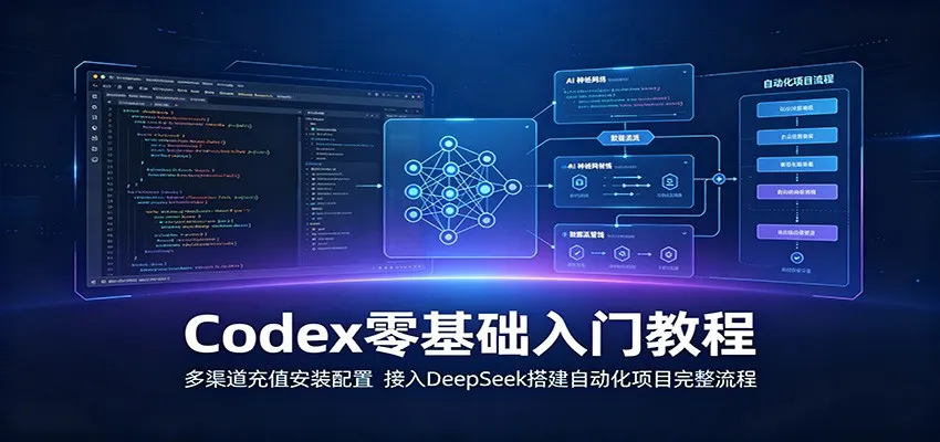 Codex零基础入门教程：多渠道充值安装配置