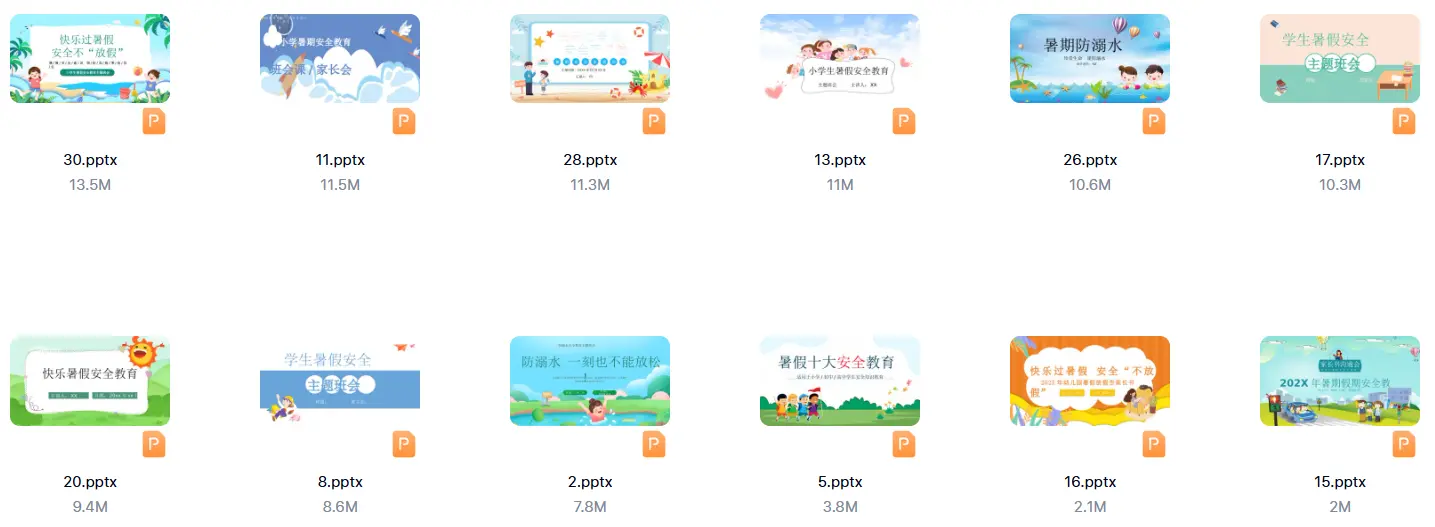 121款暑假安全教育PPT+Word演讲稿 第5张 121款暑假安全教育PPT+Word演讲稿 第5张