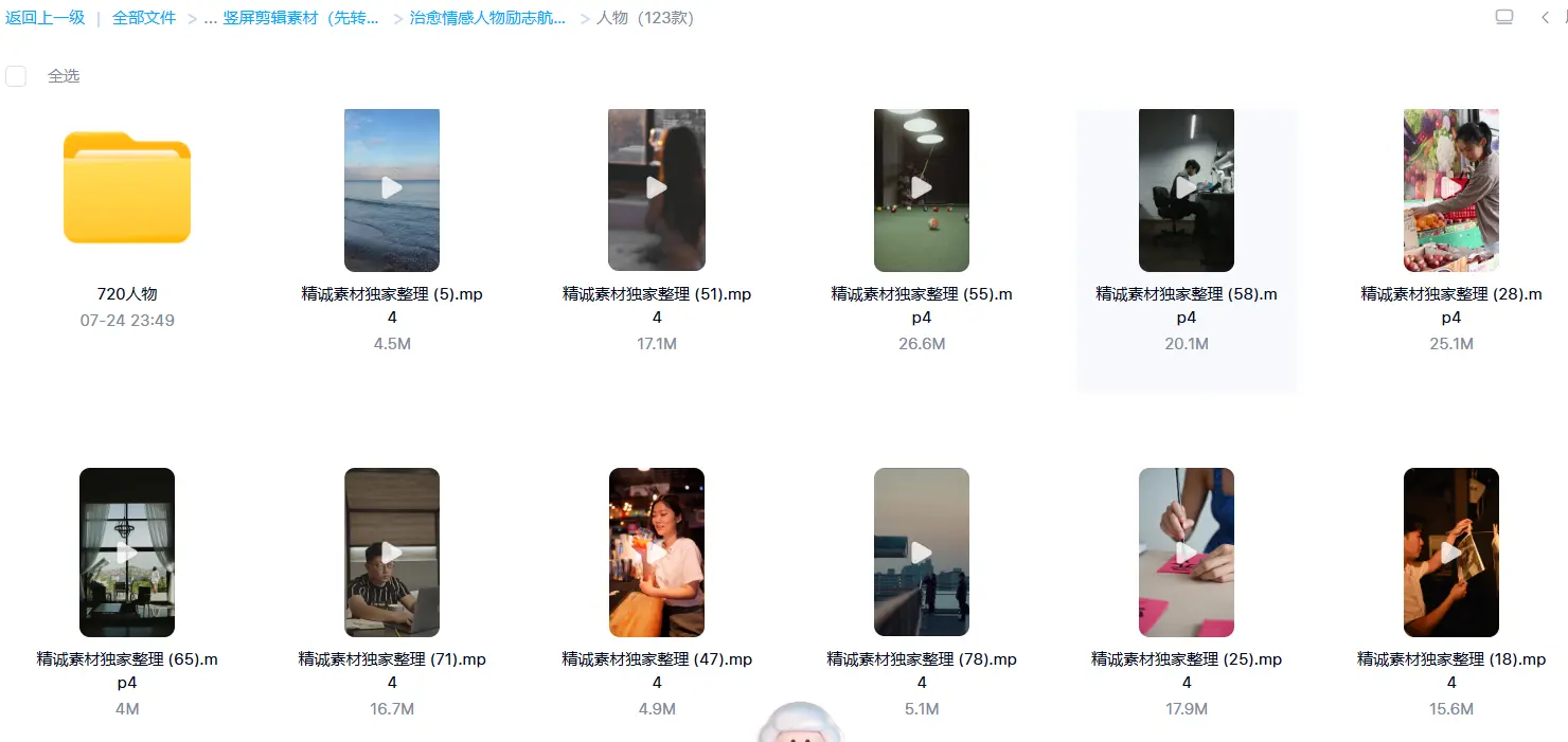 高清情绪短片混剪视频素材+教程【670G】 第4张