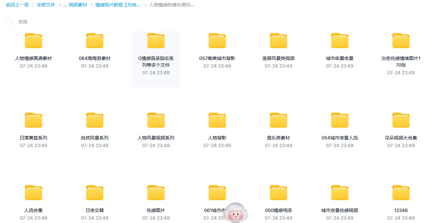 高清情绪短片混剪视频素材+教程【670G】 第7张