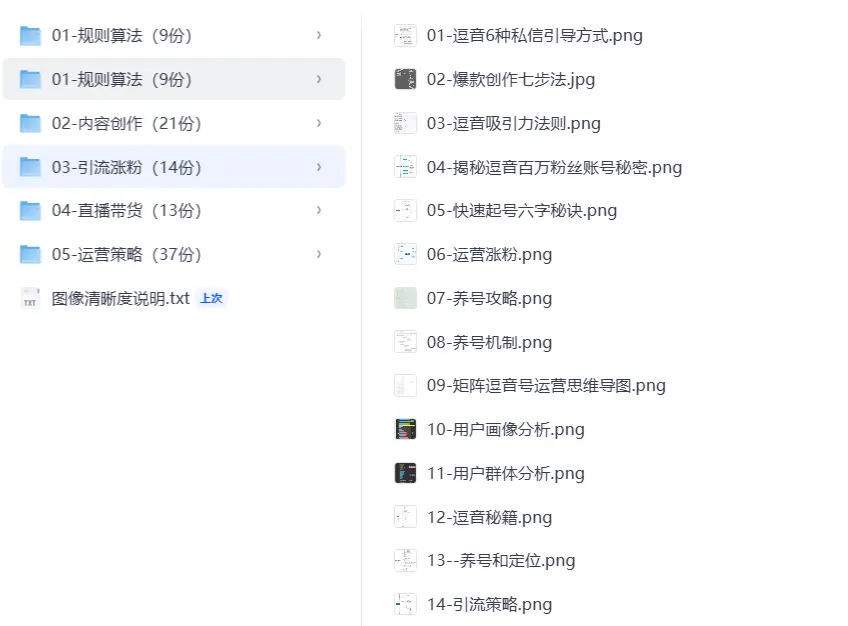 94份抖音短视频运营思维导图全套干货资料【151M】 第4张