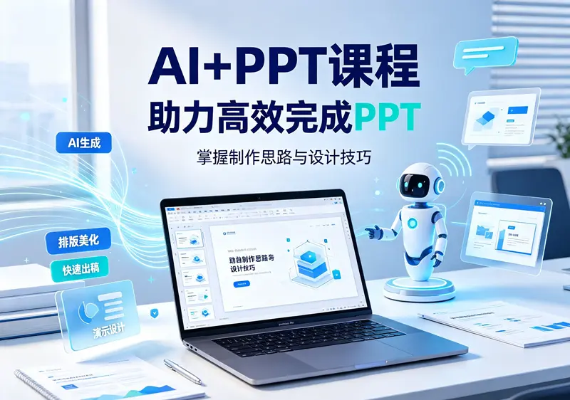 AI+PPT课程，助力高效完成 PPT