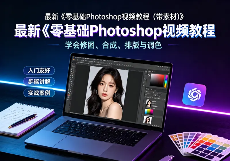 最新《零基础Photoshop视频教程 (带素材) 》