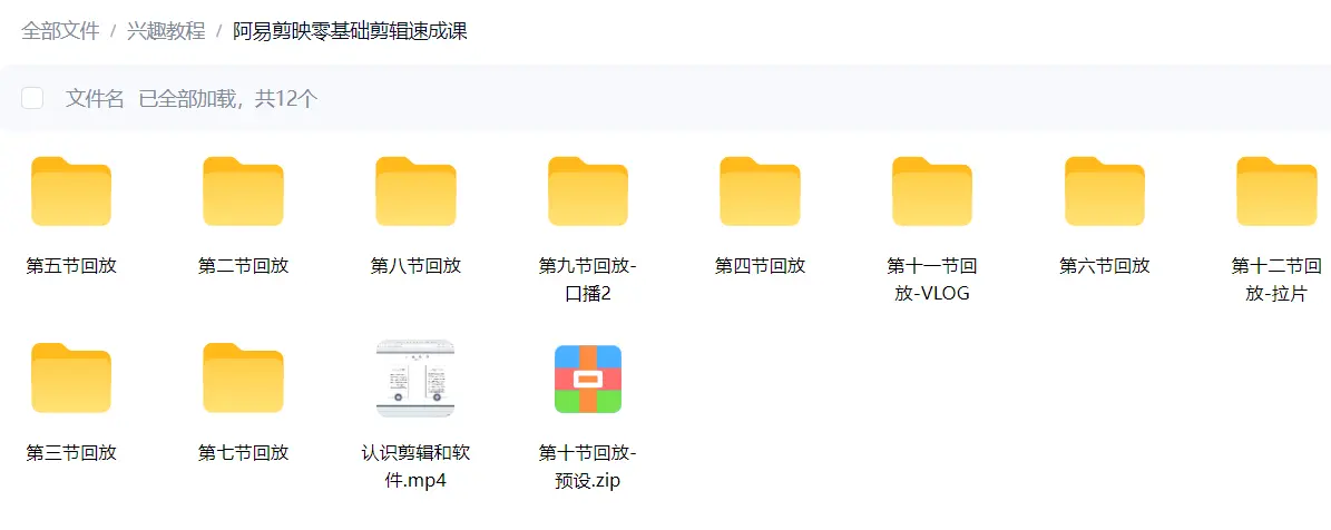 阿易剪映零基础剪辑速成课+配套素材齐全 第2张 阿易剪映零基础剪辑速成课+配套素材齐全 第2张