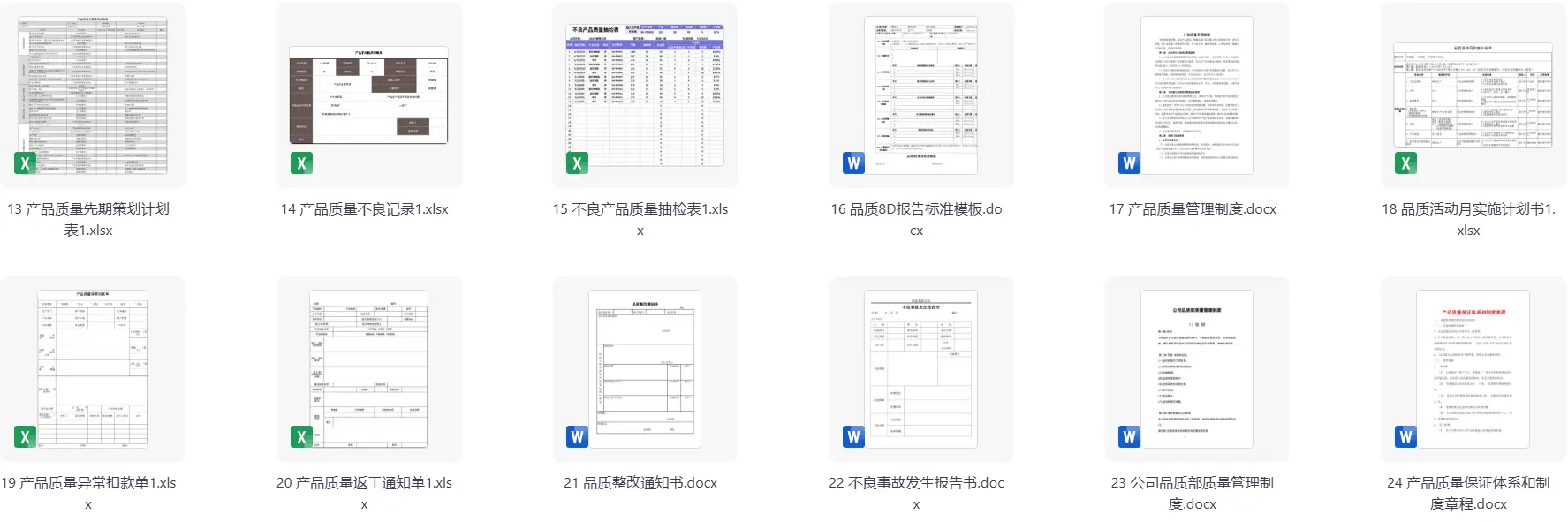 精先52个产品质量管理EXCEL表格品质统计表 第3张 精先52个产品质量管理EXCEL表格品质统计表 第3张