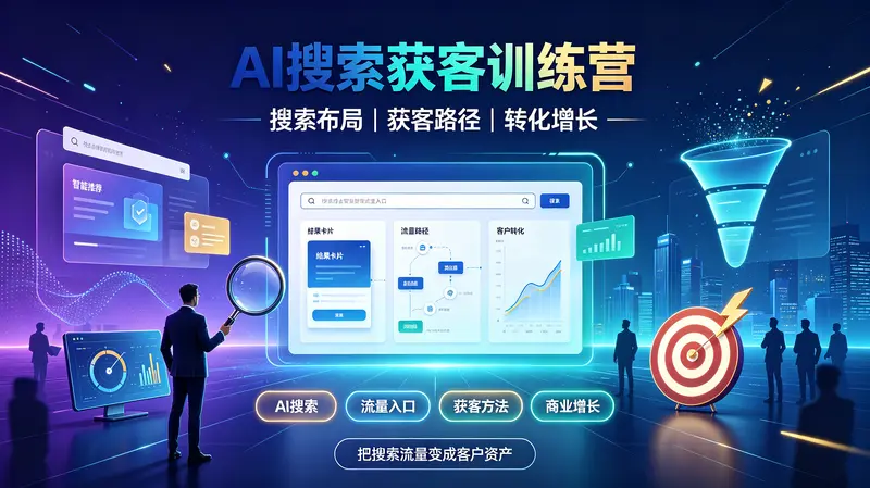 AI搜索获客训练营，抢占智能搜索流量入口