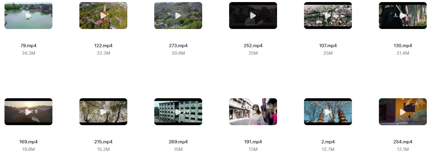 精选792款唯美江南古风古镇治愈风景视频素材 第2张