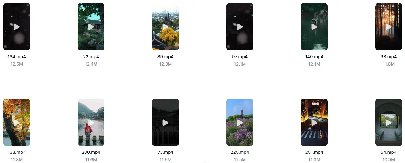 精选792款唯美江南古风古镇治愈风景视频素材 第7张