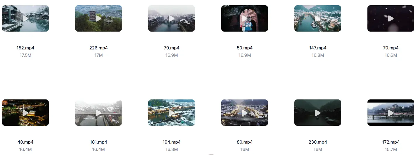 精选792款唯美江南古风古镇治愈风景视频素材 第5张