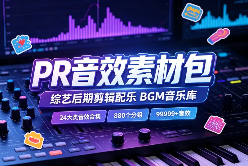 pr音效素材包，综艺后期剪辑配乐bgm音乐库 