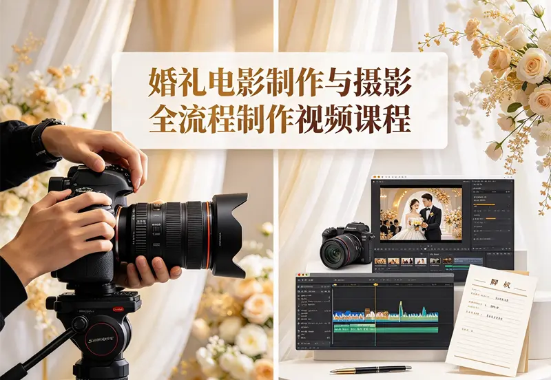 婚礼电影制作与摄影全流程制作视频课程