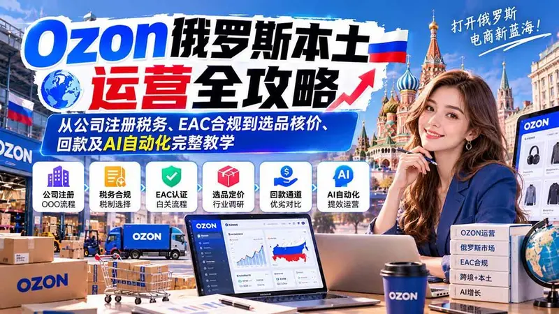 Ozon俄罗斯本土运营全攻略