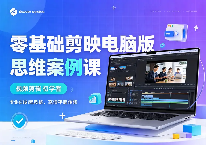 零基础剪映电脑版思维案例课