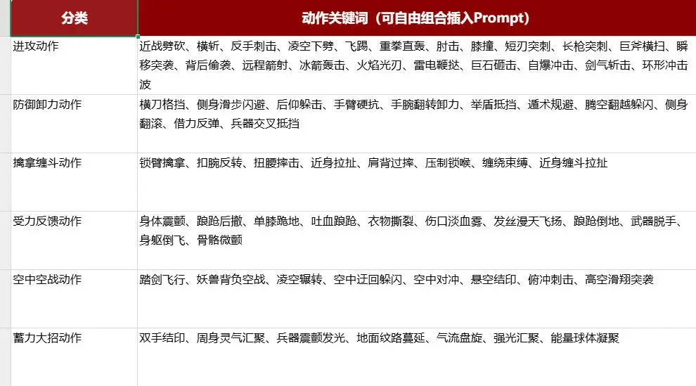 AI打斗漫剧动作提示词大全|Seedance 2.5/2.0 武侠仙侠剧通用 第5张 AI打斗漫剧动作提示词大全|Seedance 2.5/2.0 武侠仙侠剧通用 第5张