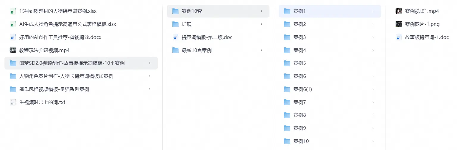 AI剧情视频创作干货｜角色锁脸提示词+分镜全套实操资料 第2张