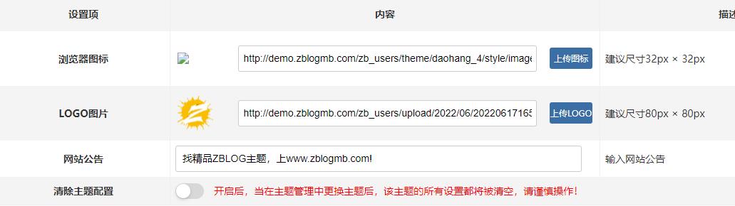 zblog响应式个人网址发布主页模板 zblog响应式个人网址发布主页模板