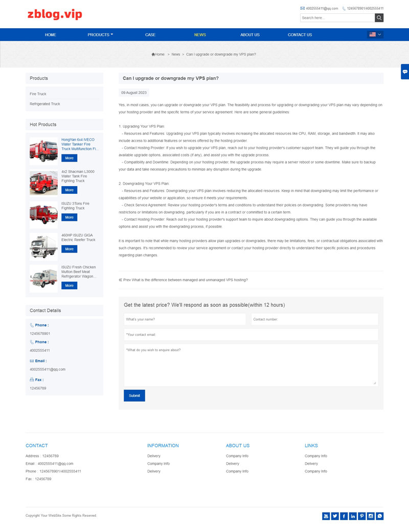ZBLOG自适应营销型外贸企业网站主题2号 ZBLOG自适应营销型外贸企业网站主题2号