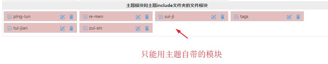 主题模块说明: 主题模块说明: