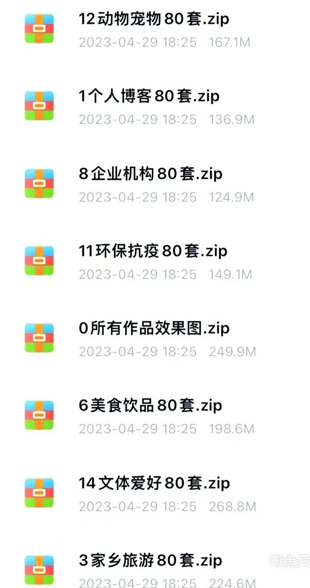 130多G的html网站模板，静态网站模板免费分享
