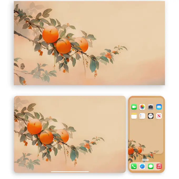 40张心想柿橙4K超清壁纸