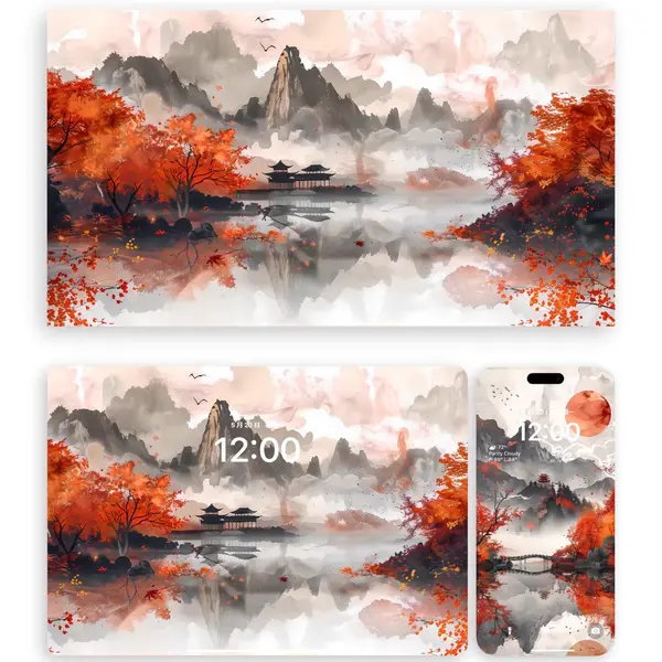 26张浓墨版全画幅国风4K超清无损壁纸 第1张