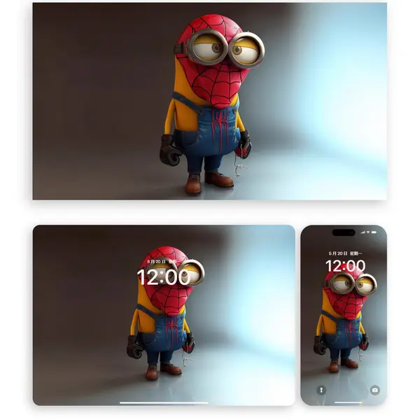 58张小黄人艺术家9K超清壁纸打包合集 第5张