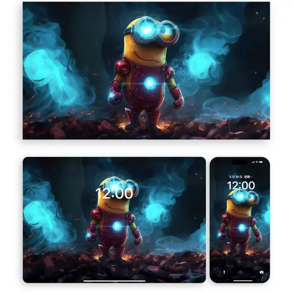 58张小黄人艺术家9K超清壁纸打包合集 第4张