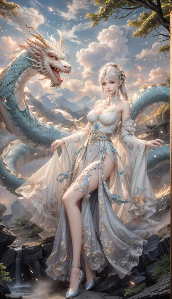 28张AI生成的斗破苍穹小医仙4K壁纸 第6张