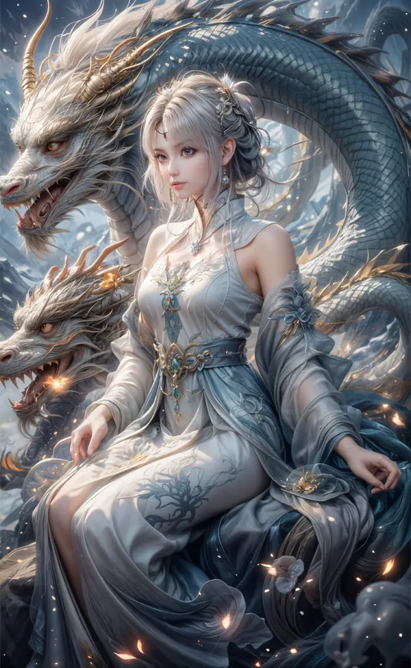 28张AI生成的斗破苍穹小医仙4K壁纸 第2张