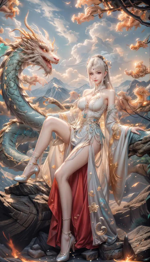 28张AI生成的斗破苍穹小医仙4K壁纸 第3张