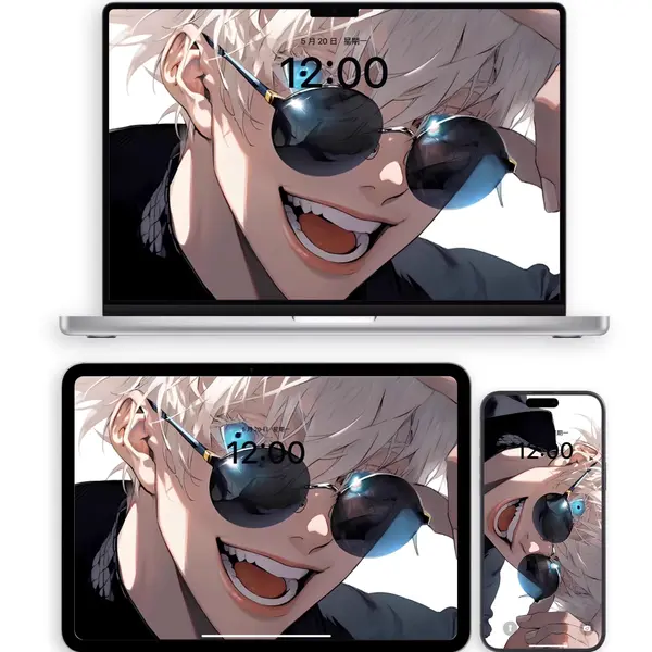 五条悟墨镜4K超清手机壁纸图片素材 第3张