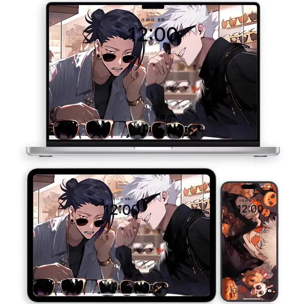 五条悟墨镜4K超清手机壁纸图片素材 第2张