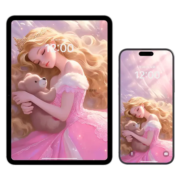 沉睡经典8位公主系列4K超清手机壁纸