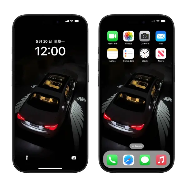 迈巴赫亮灯效4K超清i手机动态壁纸 第2张