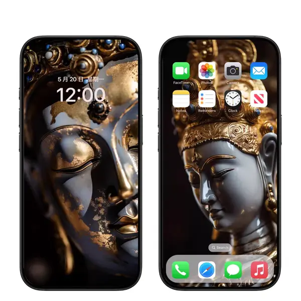 96张佛祖菩萨4K超高清手机壁纸 ipad苹果安卓锁屏桌面