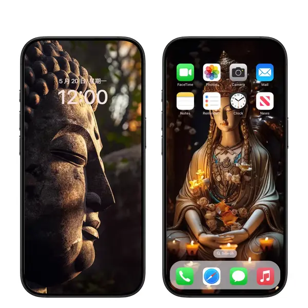 96张佛祖菩萨4K超高清手机壁纸 ipad苹果安卓锁屏桌面 第4张
