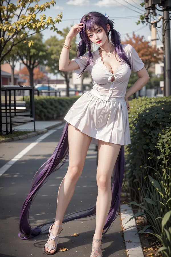 31张高品质AI女神斗破苍穹紫妍图集壁纸 第3张