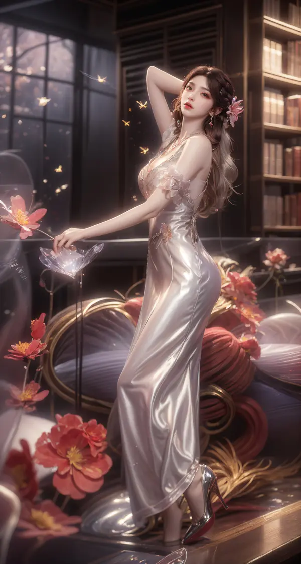 31张国潮建模脸完美世界火灵儿壁纸