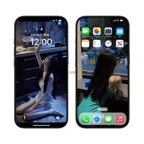 28张超级氛围女生超清4K手机壁纸性感背景图片 第2张