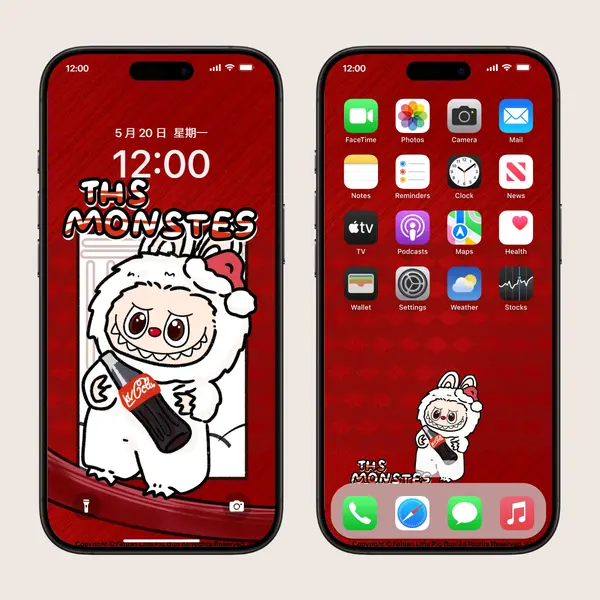 10张拉布布Labubu主题手机静态壁纸 第3张