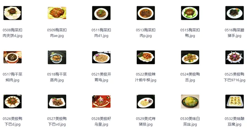 1000多张各大菜系菜品图片素材高清无水印 第3张